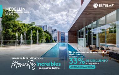 PROMO ESTELAR “33%OFF” Hotel ESTELAR La Torre Suites Medellín