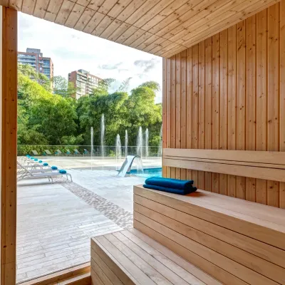 Sauna ESTELAR La Torre Suites Colombia - Medellín Sauna ESTELAR La Torre Suites Colombia - Medellín